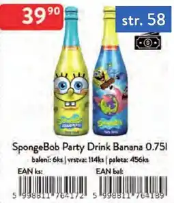 Qanto SpongeBob Party Drink Banana nabídka