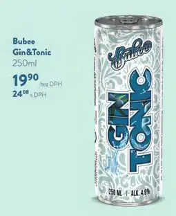Qanto Bubee Gin&Tonic nabídka