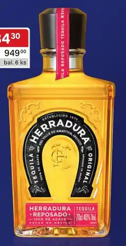 Qanto Herradura tequila reposado nabídka