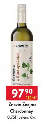 Qanto Znovín Znojmo Chardonnay nabídka