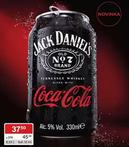 Qanto Jack Daniels & Coca Cola nabídka