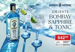 Qanto Bombay Sapphire & Tonic nabídka