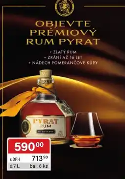 Qanto Pyrat rum nabídka