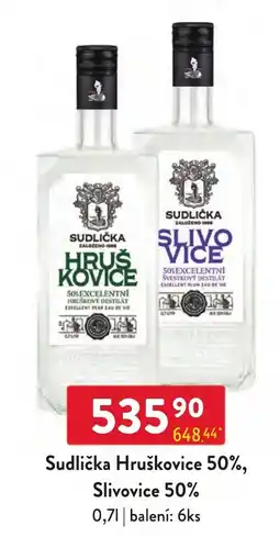 Qanto Sudlička Hruškovice 50%, Slivovice 50% nabídka