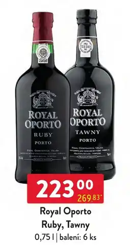 Qanto Royal Oporto Ruby, Tawny nabídka