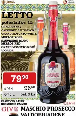 Qanto Letto polosladké 1L nabídka