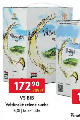 Qanto Veltlínské zelené suché nabídka