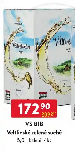 Qanto VS BIB Veltlínské zelené suché nabídka