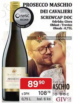 Qanto Maschio Prosecco nabídka