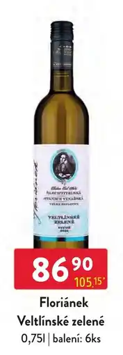 Qanto Floriáněk Veltlínské zelené nabídka