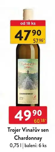 Qanto Trojer Vinařův sen Chardonnay nabídka