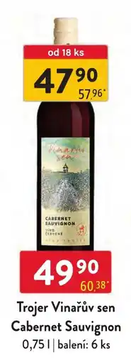 Qanto Trojer Vinařův sen Cabernet Sauvignon nabídka