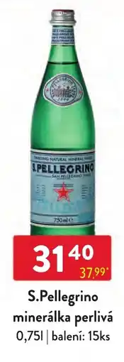 Qanto S.Pellegrino minerálka perlivá nabídka