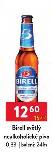 Qanto Birell světlý nealkoholické pivo nabídka