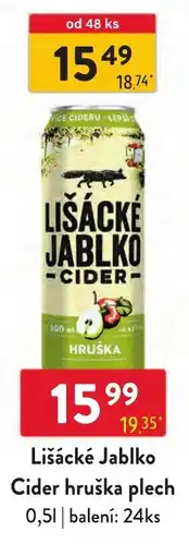 Qanto Lišácké Jablko Cider hruška nabídka