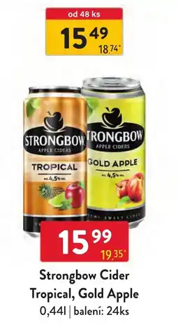 Qanto Strongbow Cider Tropical, Gold Apple nabídka