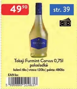 Qanto Corvus Tokaji Furmint nabídka