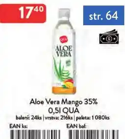 Qanto Qua aloe vera mango 35% nabídka