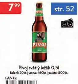 Qanto Pivoj světlý ležák nabídka