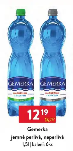 Qanto Gemerka jemně perlivá, neperlivá nabídka