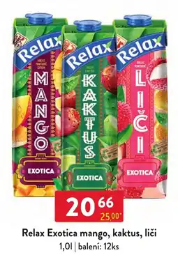 Qanto Relax Exotica mango, kaktus, liči nabídka