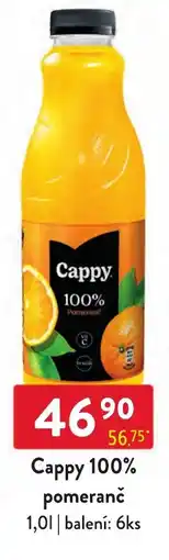 Qanto Cappy 100% pomeranč nabídka