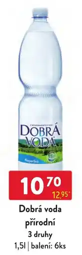 Qanto Dobrá voda přírodní nabídka