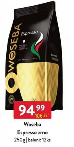 Qanto Woseba Espresso zrno nabídka