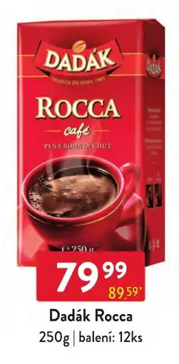 Qanto Dadák Rocca café nabídka