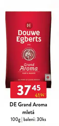 Qanto DE Grand Aroma mletá nabídka