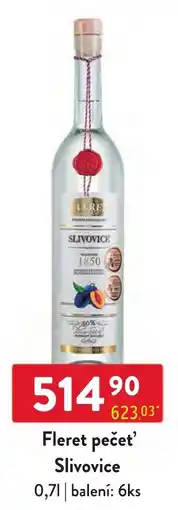Qanto Fleret pečet' Slivovice nabídka
