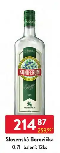 Qanto Slovenská Borovička nabídka