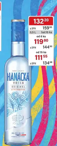 Qanto Hanacka vodka original 4+ filtrovana nabídka