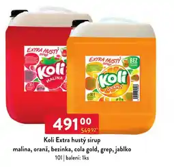 Qanto Koli extra hustý sirup nabídka