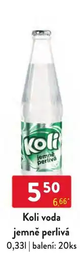 Qanto Koli voda jemně perlivá nabídka