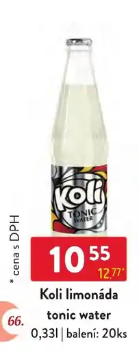 Qanto Koli limonáda tonic water nabídka