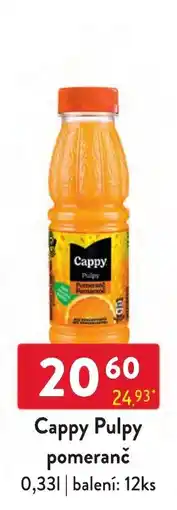 Qanto Cappy Pulpy pomeranč nabídka
