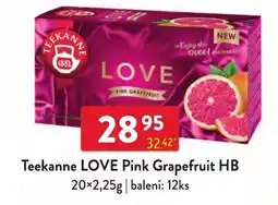 Qanto Teekanne love pink grapefruit nabídka
