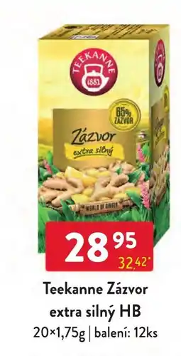 Qanto Teekanne Zázvor extra silný HB nabídka
