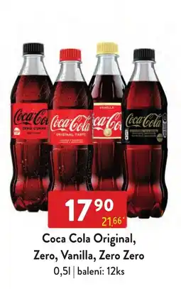 Qanto Coca Cola Original, Zero, Vanilla, Zero Zero nabídka