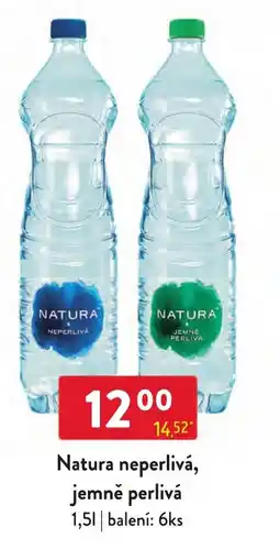 Qanto Natura jemně perlivá nabídka