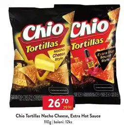 Qanto Chio Tortillas Nacho Cheese, Extra Hot Sauce nabídka