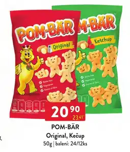 Qanto Pom-bar Original, Kečup nabídka