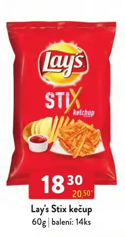 Qanto Lay's Stix kečup nabídka