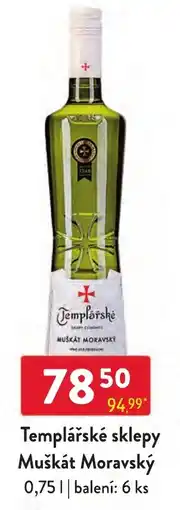 Qanto Templářské sklepy Muškát Moravský nabídka