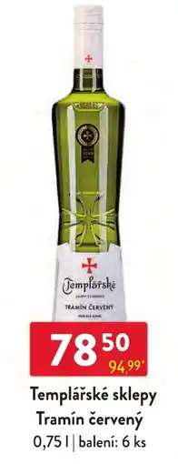 Qanto Templářské sklepy Tramín červený nabídka