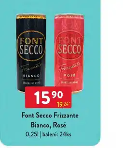 Qanto Font Secco Frizzante Bianco, Rosé nabídka