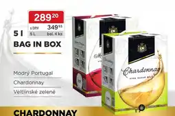 Qanto Modrý Portugal Chardonnay Veltlínské zelené nabídka