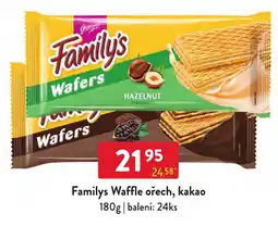 Qanto Family's Wafers ořech, kakao nabídka