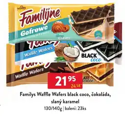 Qanto Familys Waffle Wafers black coco, čokoláda, slaný karamel nabídka